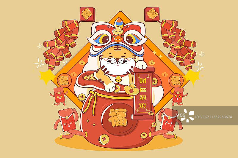 财运滚滚图片素材