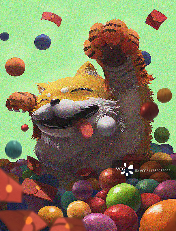 虎年吉祥图片素材