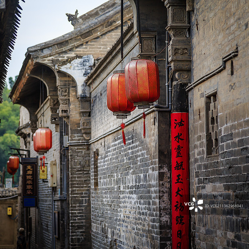 陕西韩城党家村图片素材