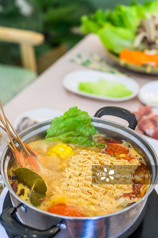 正在煮的火锅图片素材