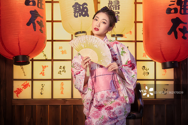 和服少女图片素材