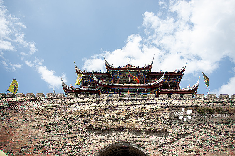 松潘古城图片素材