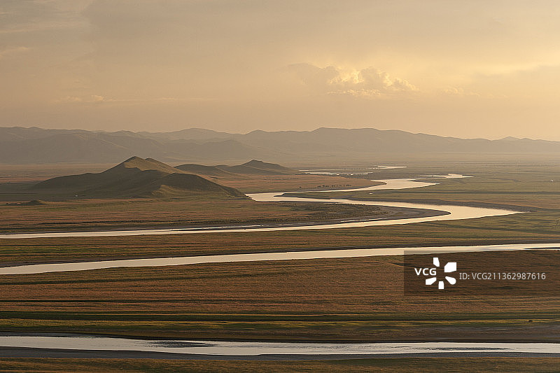 九曲黄河风光图片素材