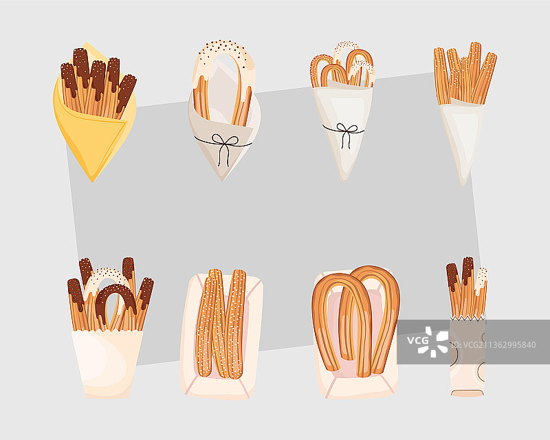 美味的西班牙油条图片素材