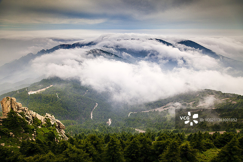 雾灵山图片素材