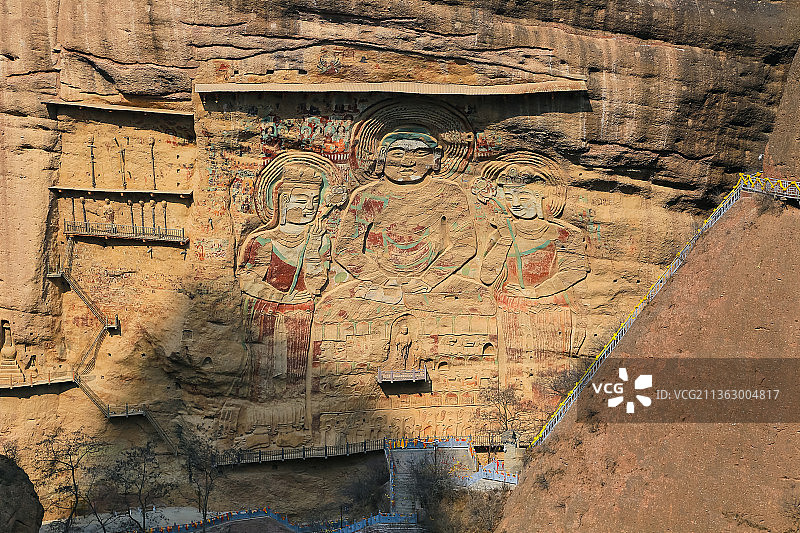 天水武山水帘洞景区-桥图片素材