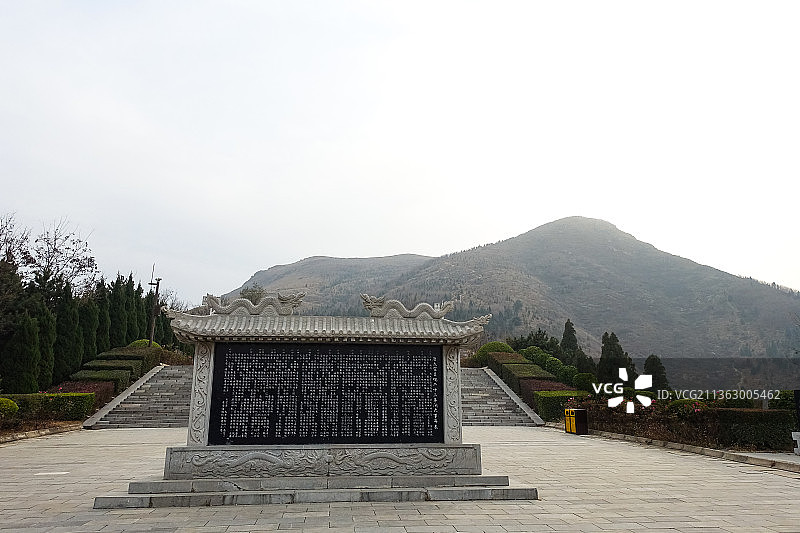 咸阳唐昭陵陵山景区图片素材