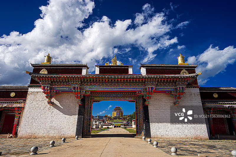 阿坝州各莫寺图片素材