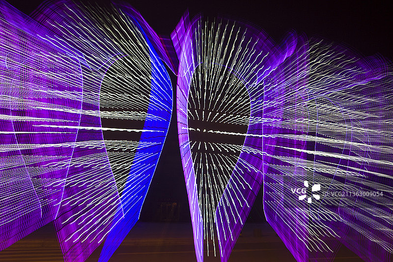 紫色背景素材，灯光艺术图片素材