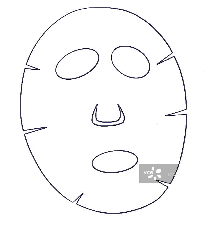 元素：面膜图片素材