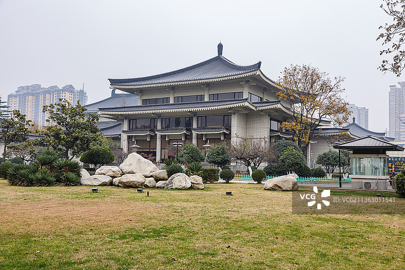 陕西西安陕西历史博物馆图片素材