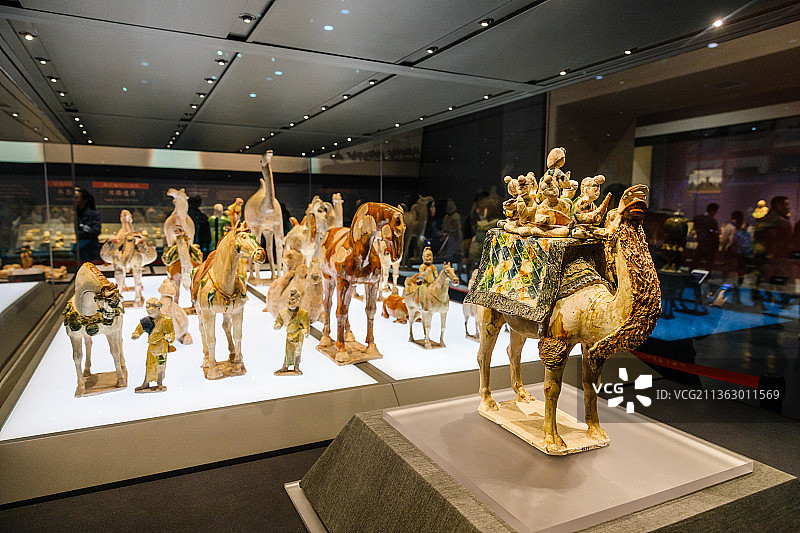 陕西西安陕西历史博物馆图片素材