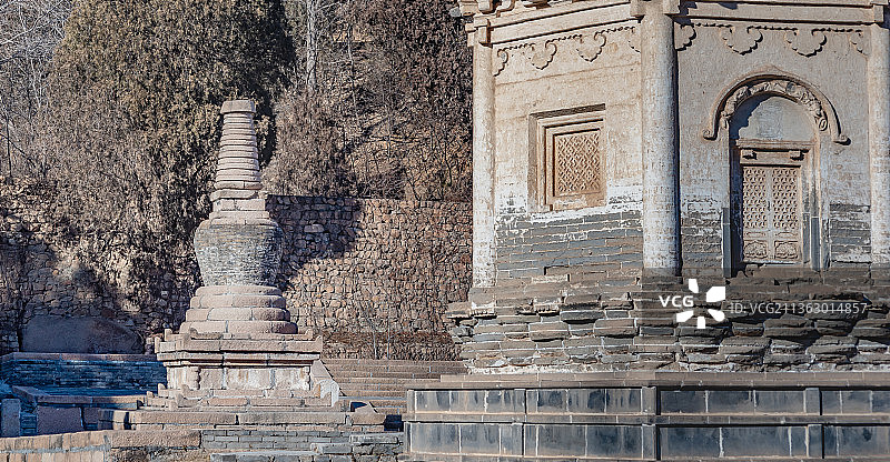 北京昌平银山塔林图片素材