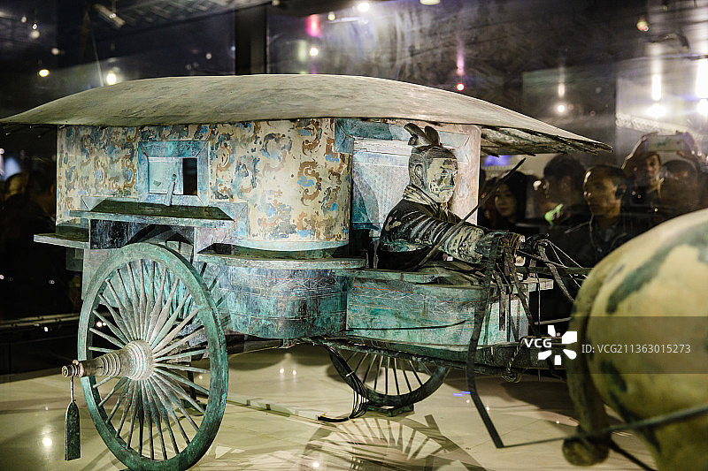 陕西西安临潼秦始皇兵马俑博物馆图片素材