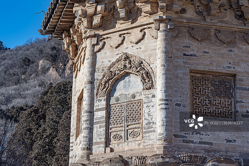 北京昌平银山塔林图片素材