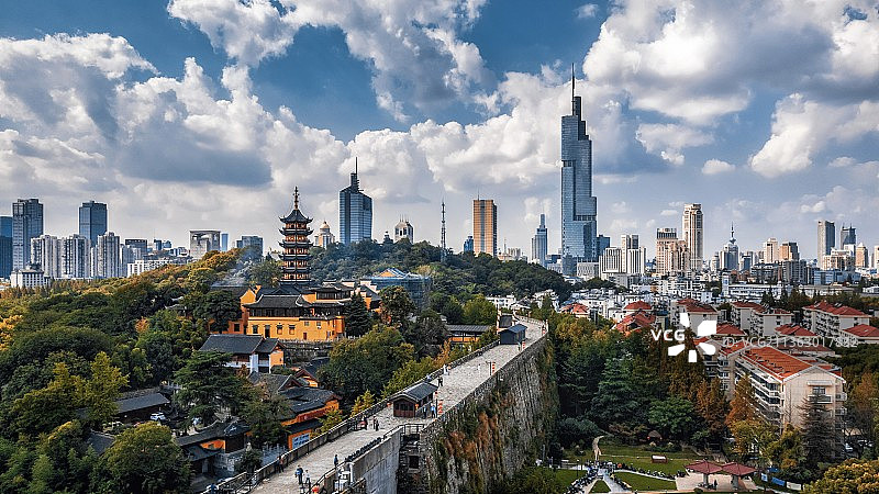 南京紫峰大厦图片素材