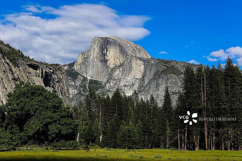 优胜美地半圆顶HalfDome@Yosemite图片素材