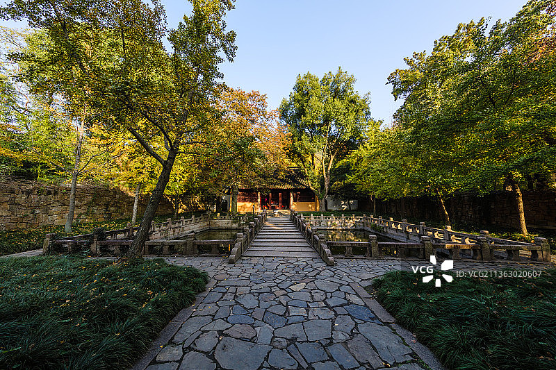 江苏苏州天平山范仲淹纪念馆图片素材