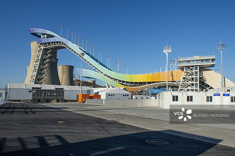 北京，2022年会，首钢滑雪大跳台，图片素材