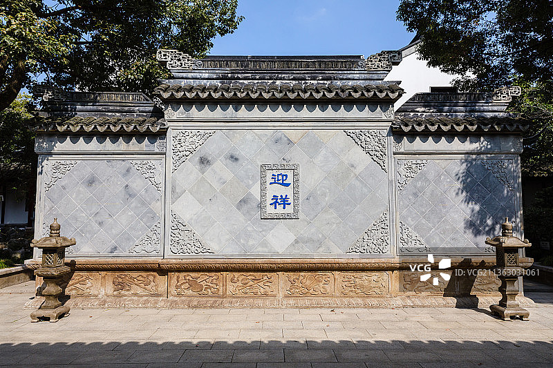 江苏苏州园林瑞园图片素材