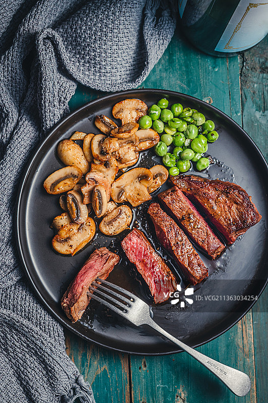 板腱牛排图片素材