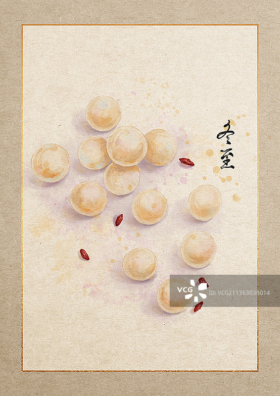 冬至汤圆图片素材