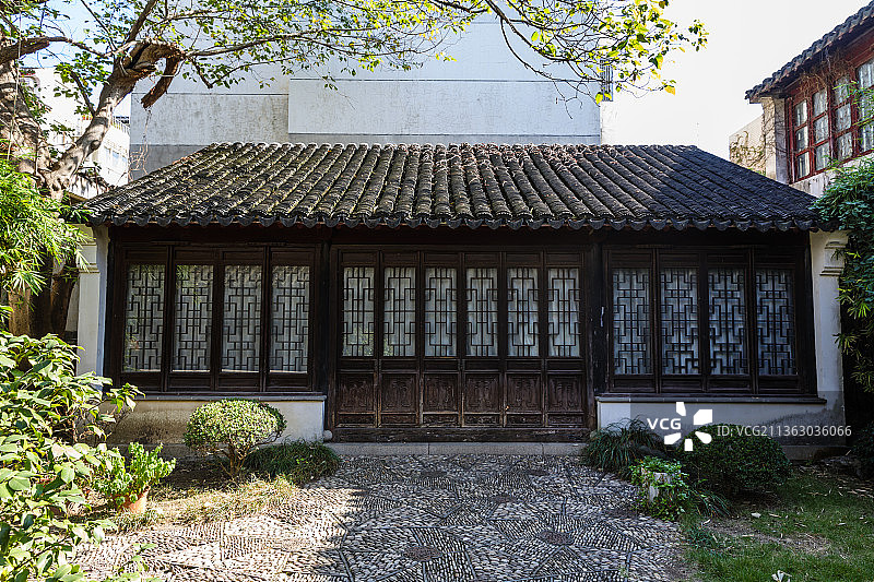 江苏苏州园林尚志堂吴宅图片素材