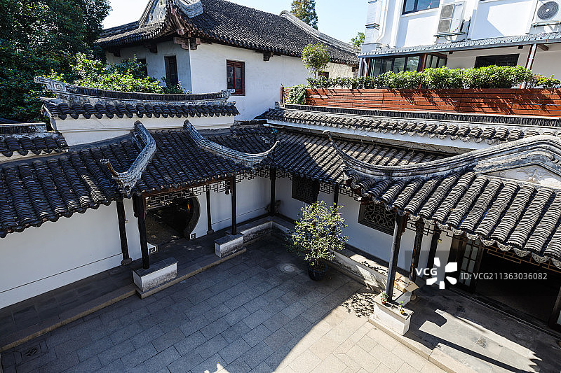 江苏苏州园林尚志堂吴宅图片素材