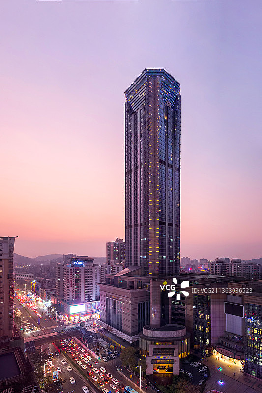 中国广东省东莞市虎门黄河中心大厦图片素材