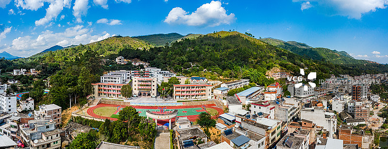 中国广东省梅州市丰顺坚真中学图片素材