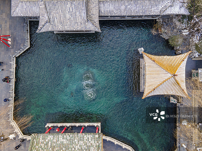 雪后济南美景图片素材