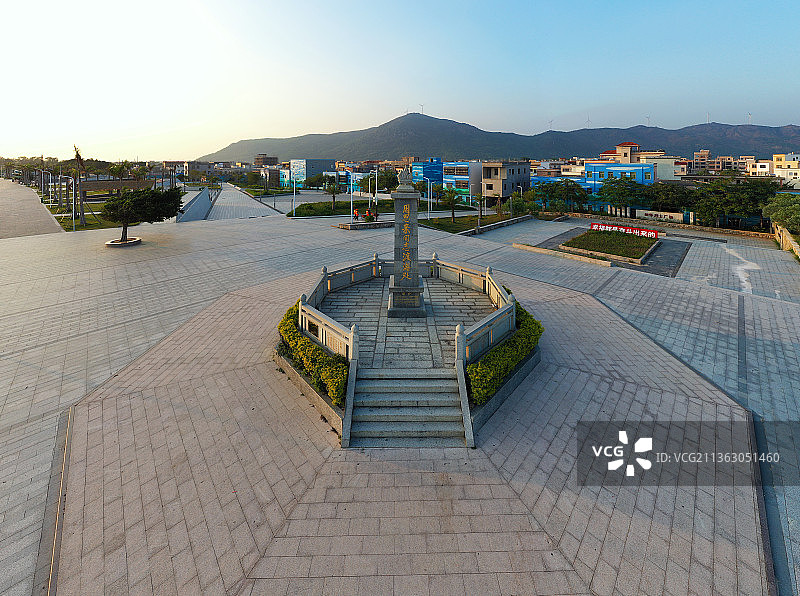 广东省汕尾市陆丰市金厢镇金厢滩航拍图片素材