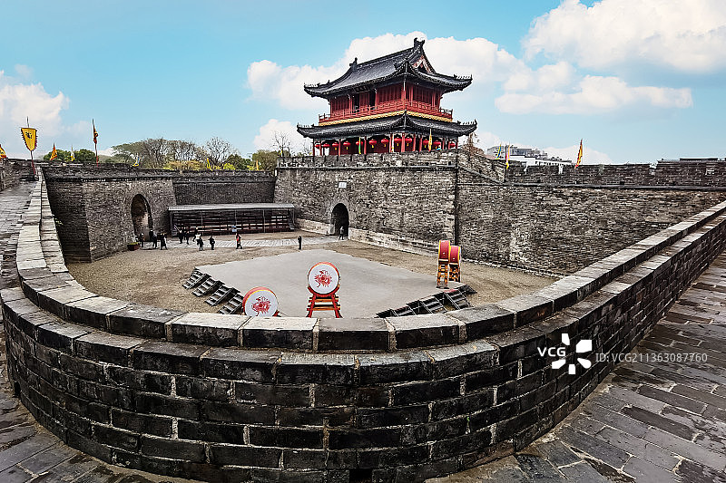 湖北荆州三国古城图片素材