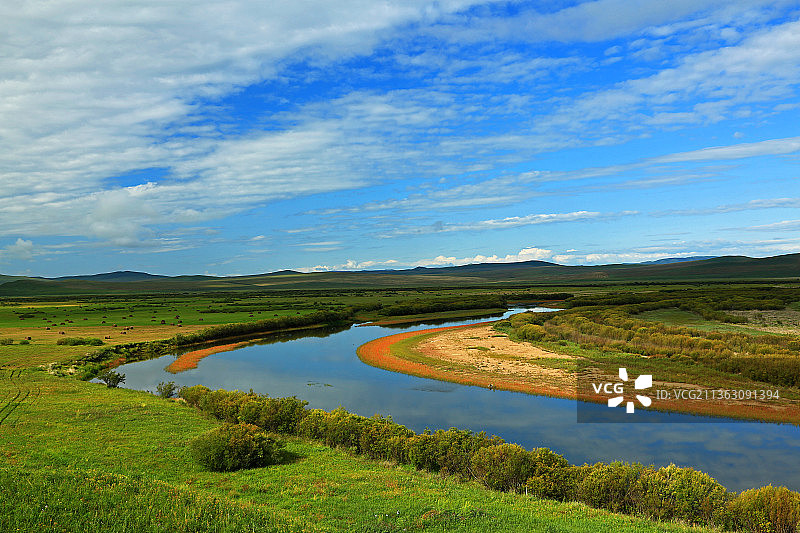 呼伦贝尔草原风光图片素材