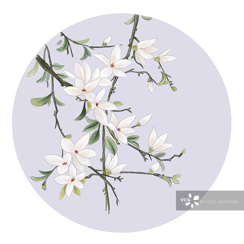 中国风复古插画图片素材