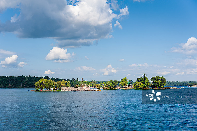 加拿大千岛湖掠影图片素材