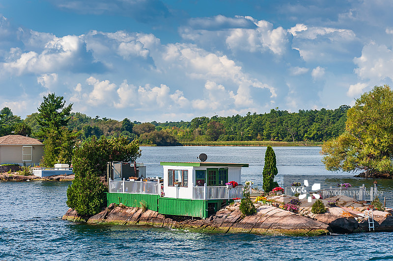 加拿大千岛湖掠影图片素材