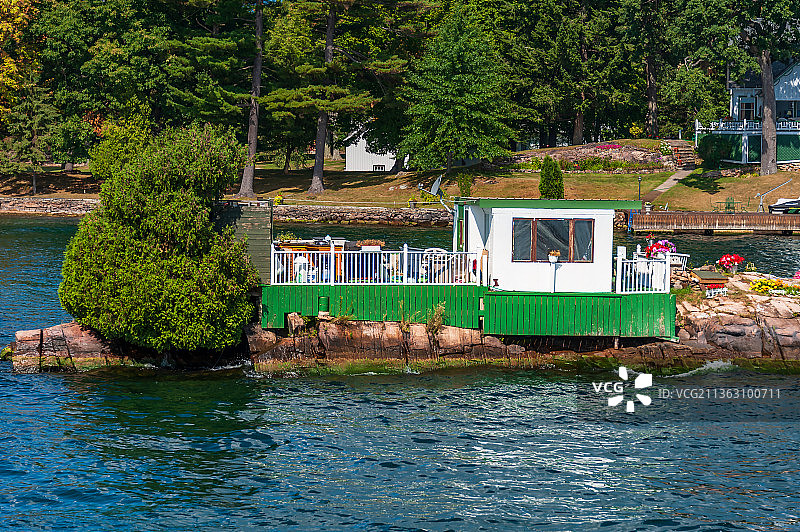 加拿大千岛湖掠影图片素材