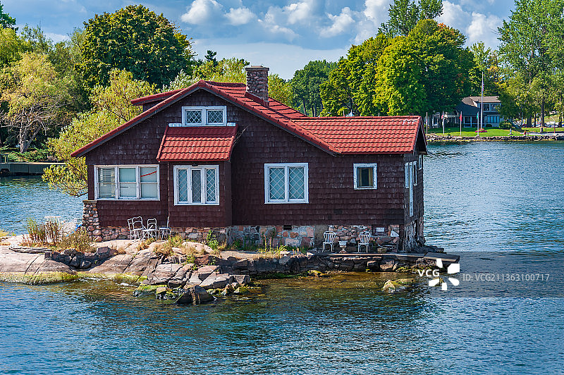 加拿大千岛湖掠影图片素材