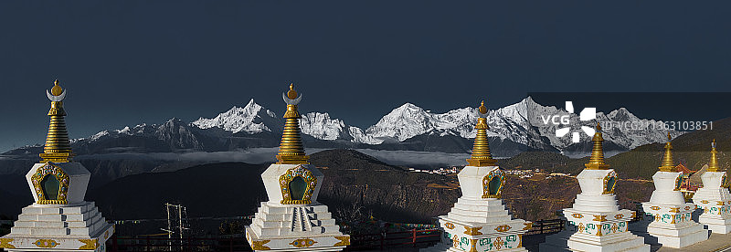 太子十三峰（梅里雪山）图片素材