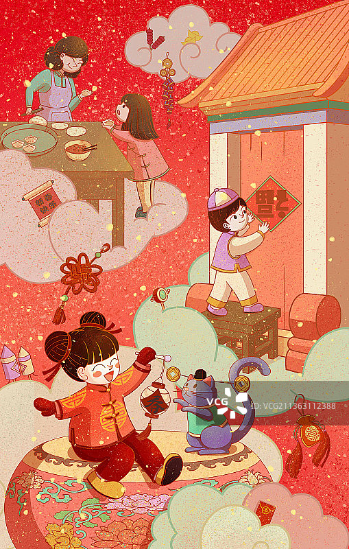 新年快乐 春节图片素材