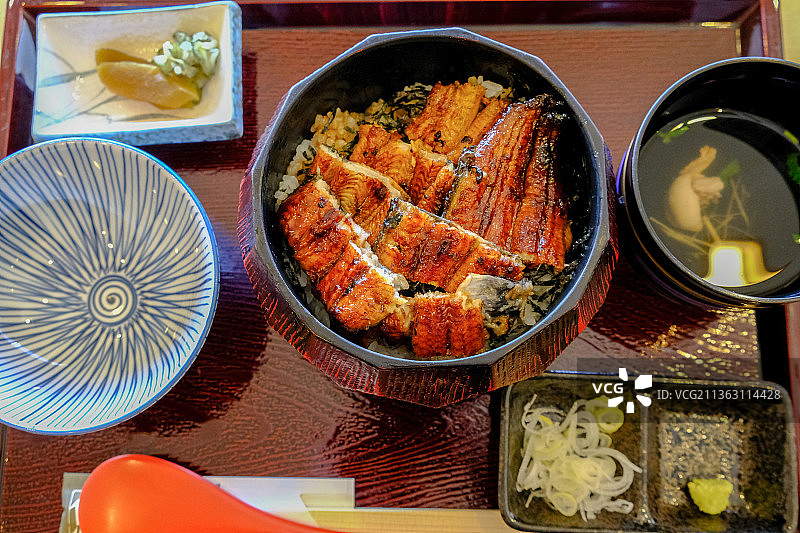 鳗丼三吃图片素材