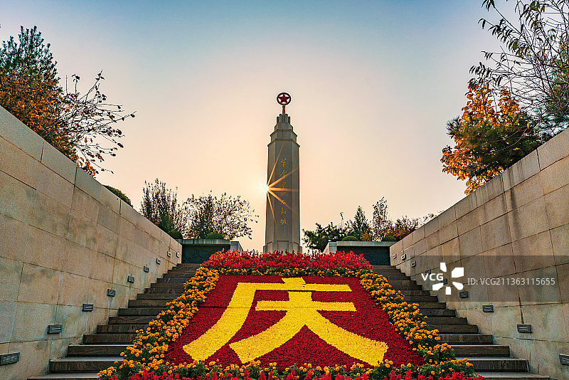 石家庄西柏坡旅游区风光图片素材