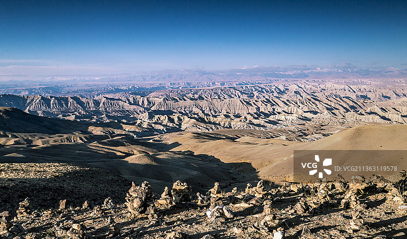 西藏阿里古格王朝与札达土林图片素材