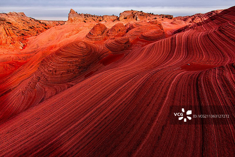 行云流水【中国的波浪谷】图片素材