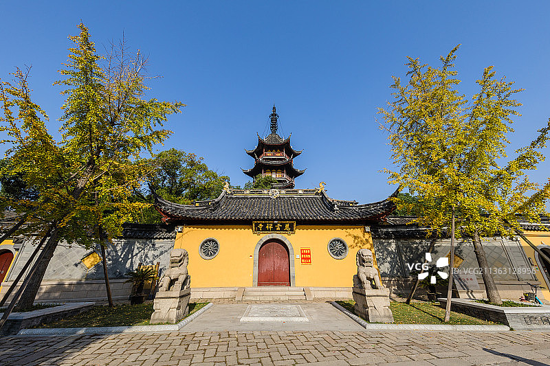 江苏苏州震泽古镇慈云禅寺图片素材