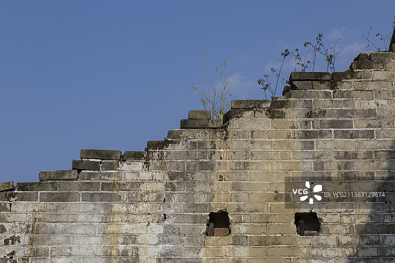 怀旧青砖墙局部特写图片素材