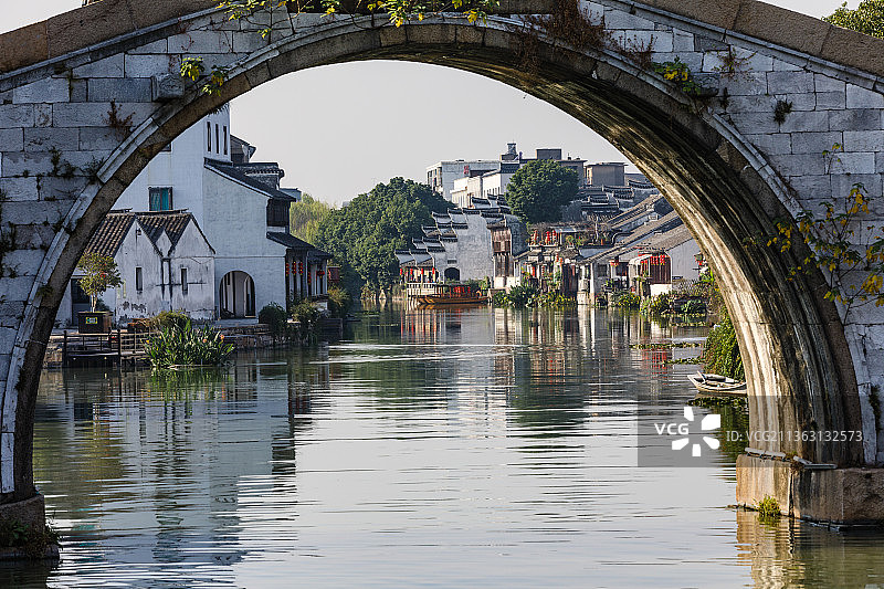 江苏苏州震泽古镇风光图片素材