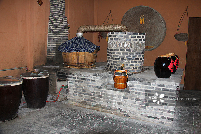 北京密云古北水镇：司马小烧酒坊图片素材