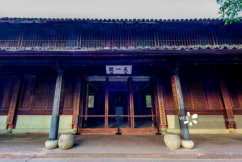 中国浙江宁波天一阁图片素材